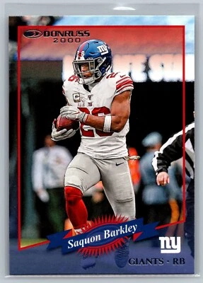 2020 Panini Donruss 2000 #R2K-SB Saquon Barkley New York Giants/Eagles - Image 1 of 2