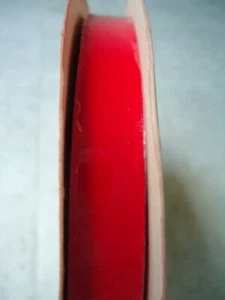 C&G Velzene Flocked Red Velvet Polypropylene Back Ribbon 25 Yds Waterproof ½” W - Picture 1 of 3