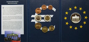 EURO KMS Deutschland mit Jahresgedenkprägung 2002 Silber - Bild 1 von 4