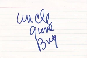 Uncle June Bug Signed Autographed 4x6 Index Card Snoop Dogg Daz Dillinger Rap - Picture 1 of 1