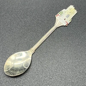 Antique Westminster Abbey England Enameled Souvenir Spoon  Rare Collectible - Picture 1 of 5