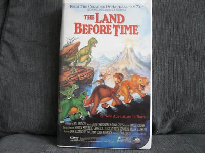 The Land Before Time (1988)VHS CLASSIC Animated VIDEO ~~ New 2025 Price !! - Image 1 of 2