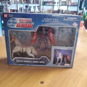 Bandai Mobile Fighter Master Gundam & Mobile Horse incompleto - Foto 1 di 9