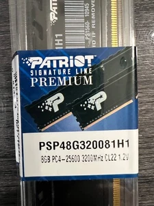 Patriot Signature Line Premium DDR4 8GB (1x8GB) 3200MHz (PC4-25600) USED - Picture 1 of 2