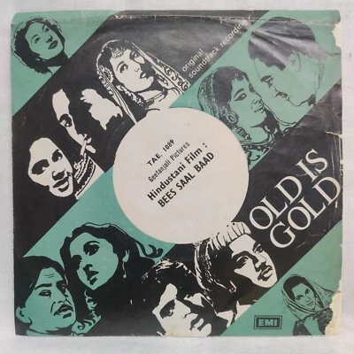 Bees Saal Baad Vinyl Record Hemant Kumar EP 45 Rpm Bollywood Hindi Rare Indian - Image 1 of 4