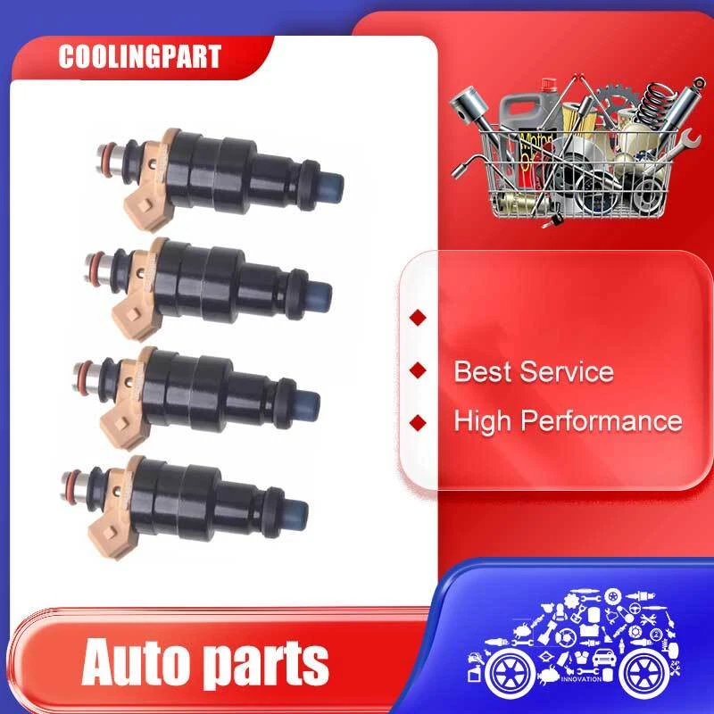 Sef of 4 Fuel Injectors For Holden Jackaroo UBS87 2.6L 4ZE1 1987-1991 New - image 1 of 4