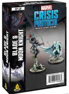 Marvel Crisis Protocol Blade and Moon Knight NEW in BOX Midnight Sons - Picture 1 of 1