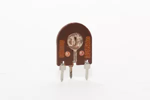 8x Vintage Mini-Trimmer / Potentiometer von Ruwido, 250 Ohm lin., stehend, NOS - Picture 1 of 4