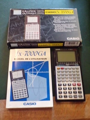 CASIO fx-7000GA Graphic Scientific Calculator - Original Complet Vintage - Photo 1/4