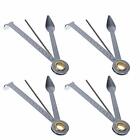 4Pk 3-In-1 Czech Smoking Tobacco Pipe Cleaning Tool, Reamer & Tamper - 1211