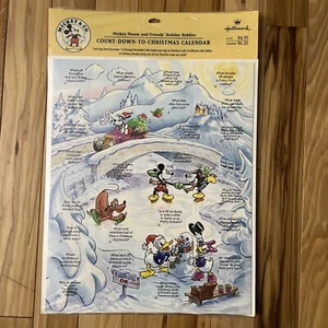 Hallmark Disney Mickey Mouse & Friends cuenta regresiva para Navidad - calendario de acertijos - Imagen 1 de 12