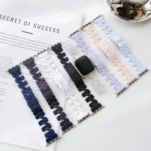 For iWatch 8/7/6/5/4 Ultra SE 38/40mm 49mm Z-shaped Watch Strap Band Bracelet - Picture 1 of 20