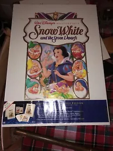Walt Disney's Masterpiece Snow White & The Seven Dwarfs Exclusive Deluxe VHS NIB - Picture 1 of 3