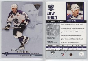 2001-02 Pacific Private Stock Titanium Retail Steve Heinze #65