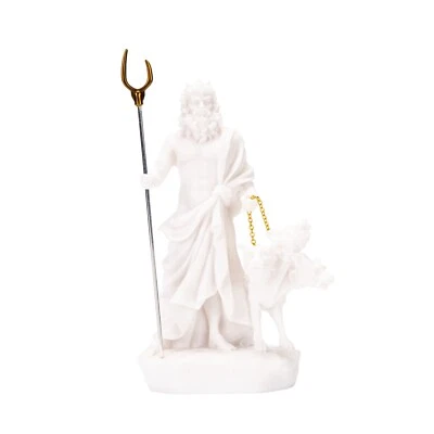 Plutón Hades Señor del Inframundo Estatua Griega Estatuilla Muerta Museo 6.2 Pulgadas Foto 1 de 4