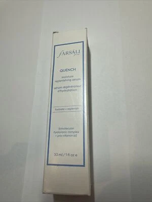Nuevo en caja Suero reponedor de humedad Farsali Quench cuidado de la piel tamaño completo 30 ml 1 oz Nuevo Foto 1 de 4