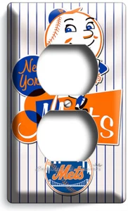 RETRO MR MET NEW YORK METS BASEBALL TEAM OUTLET WANDTELLER ABDECKUNG ZIMMER WOHNDEKO - Bild 1 von 1