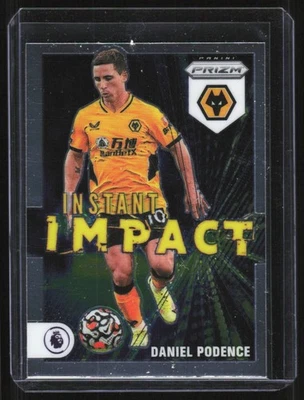 2021 Panini Prizm Premier League Instant Impact Daniel Podence Wolverhampton - Image 1 of 2