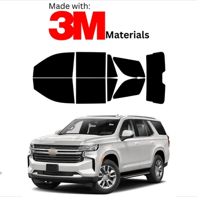 Tinte de ventana precortado para Chevrolet Tahoe 4 puertas 21-24 cerámica estable hecho con 3M Foto 1 de 4
