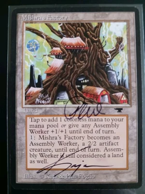 🏝 Mishra's Factory Spring ✨️Antiquities🎍 Artist Proof 🎨 Signed - Image 1 of 2