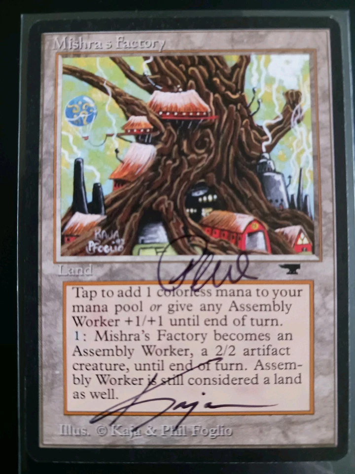 🏝 Mishra's Factory Spring ✨️Antiquities🎍 Artist Proof 🎨 Signed - Image 1 of 2