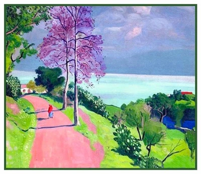 The Road to Bougie from Algiers by Albert Marquet Counted Cross Stitch Pattern - Image 1 of 4