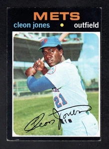 Carta Baseball 1971 Topps #527 Cleon Jones New York Mets VG-EX bb - Foto 1 di 2