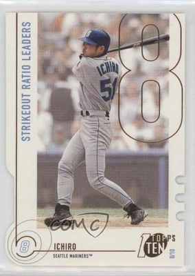 2002 Topps Ten Die-Cut Ichiro Suzuki Ichiro #99 HOF - Image 1 of 2