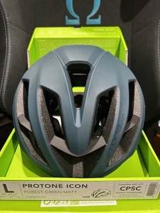 KASK Protone ICON Bicycle Helmet - Forest Green Matte - Large - Picture 1 of 7