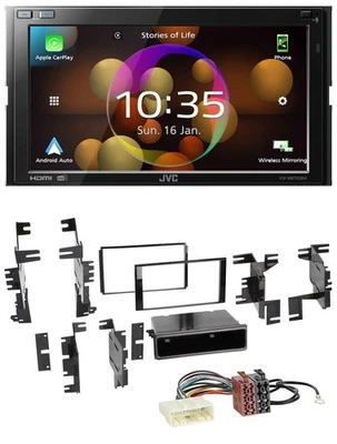 JVC DAB MP3 2DIN Bluetooth USB Autoradio für Nissan Cube ab 09 Frontier ab 13 - Bild 1 von 4
