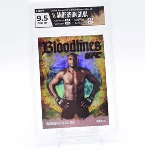 2009 Topps UFC Bloodlines Anderson Silva Rookie RC #BL-16 HGA 9.5 - Picture 1 of 2