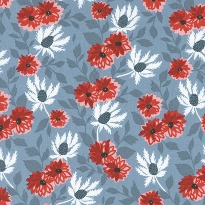Fat Quarter Moda Old Glory By Lella Boutique Floral Thistle 100% Cotton Fabric - Image 1 of 4