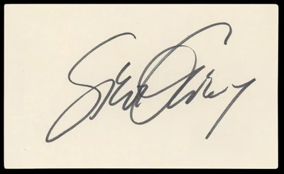 Dodgers Steve Garvey Authentic Signed 3x5 Index Card Autographed BAS #BM56938 - Image 1 of 2