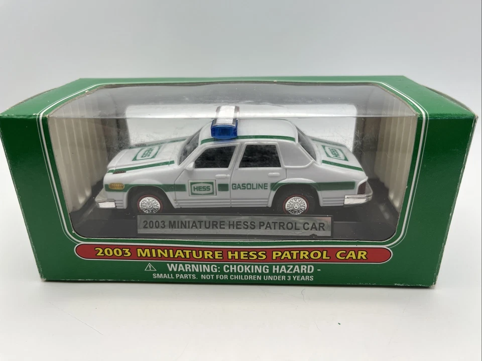 Vtg 2003 Hess Miniature Patrol Car - Police Car - Tested, Needs Repair to Work - Image 1 of 4