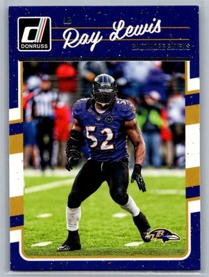 2016 Donruss #28 Ray Lewis - Image 1 of 2