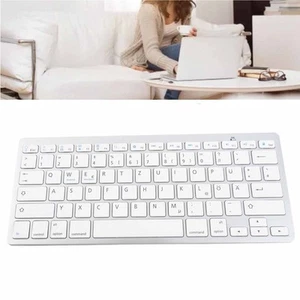 Wireless Keyboard Universal Slim Silent Wireless Bt German Keyboard For I TDM - Picture 1 of 21