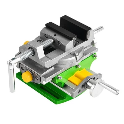 Cross-rotating Flat-jaw Vise, Small Multi-functional Heavy-duty Bench Vise - Image 1 of 4