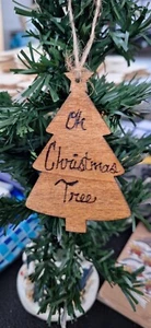 Customized/Personalized Wooden Christmas Ornaments - Picture 1 of 7