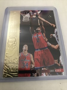 1995 Upper Deck Chris Webber S-18 Kemp Slam Dunk Stars Bullets