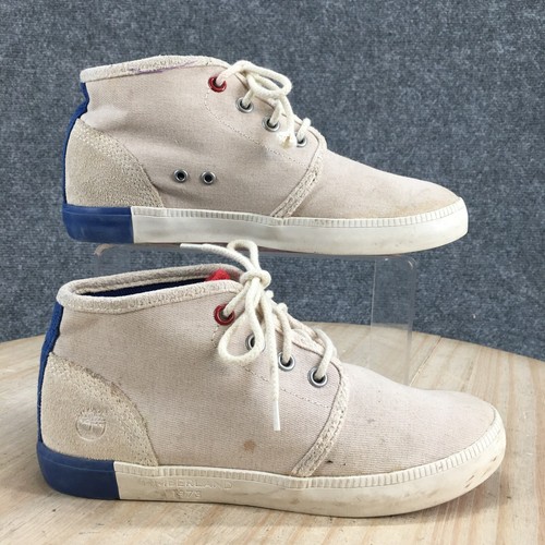 Scarpe Timberland donna 6 Newport Bay Chukka scarpe medie tessuto beige A17JU