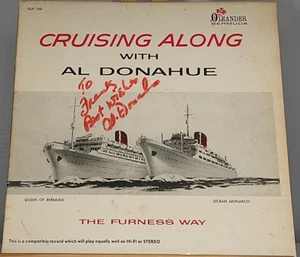 Al Donahue Cruising Along With Al Donahue Signed Used Vinyl Record T11851A - Picture 1 of 5