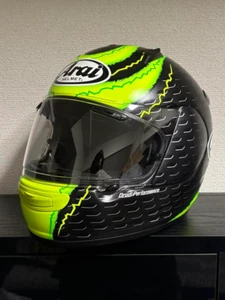 Arai QUANTUM-J Crutchlow GP Full Face Helmet L Size 59-60 Good F/S Japan - Picture 1 of 9