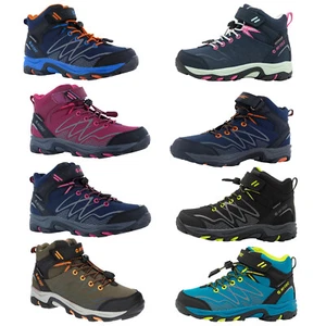 Hi-Tec Junior Blackout Waterproof Walking Boots Hiking Trek Kids Boys Girls 2025 - Picture 1 of 26