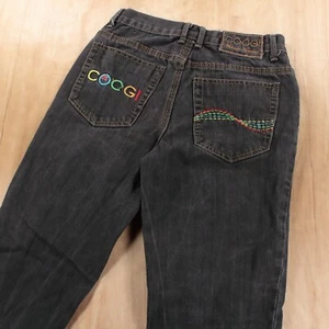 COOGI boys embroidered spellout jeans 14 tag faded designer hip hop kids 00s y2k - Picture 1 of 7