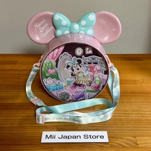 TDL Minnie Popcorn Bucket 2023 Tokyo Disney Resort Limited Japan Used - Picture 1 of 9