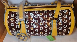 NWT Vera Bradley Slate Blooms Honor Roll Duffle Bag - Picture 1 of 16
