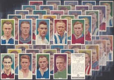 PHILLIPS-FULL SET- SOCCER STARS 1936 (50 CARDS) DIXIE DEAN - EXCELLENT+++