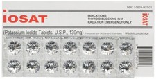 New IOSAT 14 Tablets Potassium Iodide Pills KI Radiation Protection FDA Approved