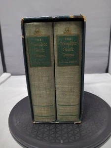 The Complete Greek Drama Vol 1 & 2 By Oates O'Neil First Editions Set Vtg 1938 - Picture 1 of 22