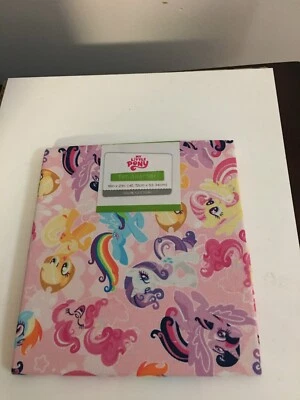 BRAND NEW HASBRO MY LITTLE PONY FRIENDS COTTON FABRIC FAT QUARTER 18" X21" - Image 1 of 4